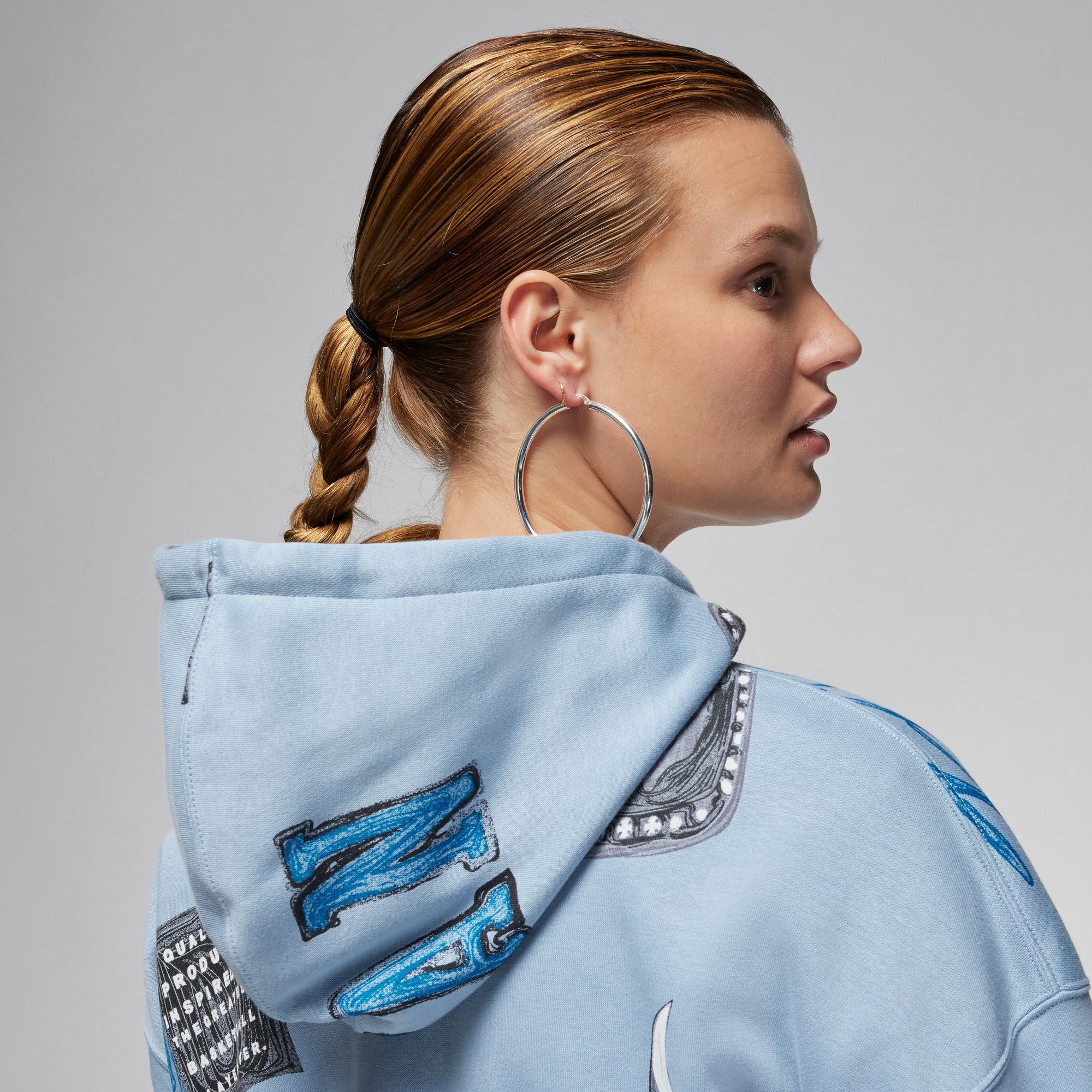 Brooklyn Long Sleeve Fleece Hoodie - Image 3