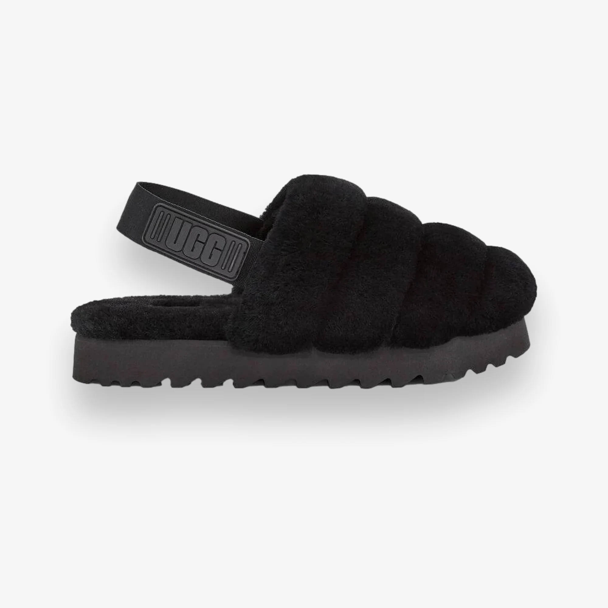 Super Fluff Slipper Black - Image 3